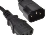 Unbranded 1.8m Power Extension cable - IEC male to IEC female