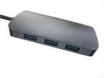 RCT ADP-GN401U USB Type A To Gigabit RJ45 Adaptor with 3 Port USB 3.0