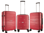 Travelwize Bondi ABS 4-Wheel Spinner 55cm Luggage Red