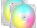 Corsair RS140 ARGB 140mm PWM White Fan - Dual Pack