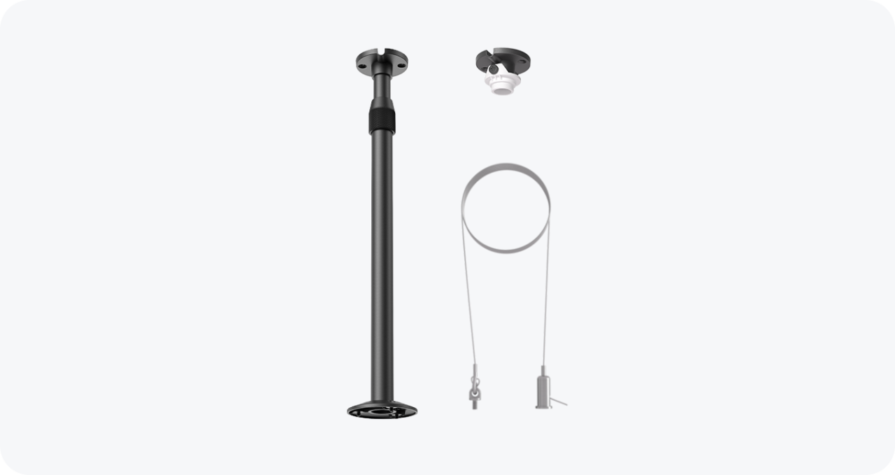 Yealink Multiple Ceiling Mount Kits for CM20, Incl. x1 On Ceiling surf