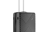 Travelwize Astra ABS 55cm 4-Wheels Spinner Luggage Black