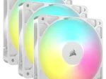 Corsair RS120 ARGB 120mm PWM White Fan - Triple Pack