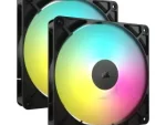 Corsair RS140 ARGB 140mm PWM Fan - Dual Pack