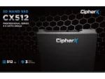 512GB CipherX, CX512 PRO 2.5", 3D NAND TLC, NANDXtend ECC Data Protect