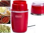 Sokany Red Stainless Steel 150w 50g Coffee Grinder Retail
