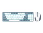 Redragon BS8772 Wireless Keyboard and Mouse Combo - Grey/White