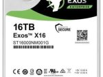 16TB Seagate Exos, Enterprise X16, SATA-6Gb/s, 512e/4Kn, 7200 RPM 256M
