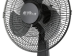 Alva 40cm Plastic Desk Fan Black 45w