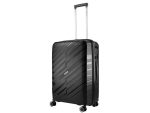 Travelwize  Java PP 4-Wheel Spinner 75cm Luggage Black