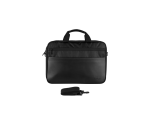 Amplify Panama 15.6'' Laptop Shoulder Bag Black