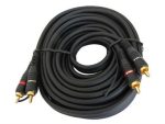 Geeko 2 X RCA Male to Male Audio Cable With Ground