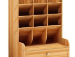 Brainware DIY Medium Wooden Desk Organizer
