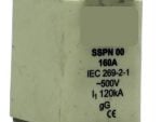 Solarix 500V 160A NH00 Ceramic Din Fuse