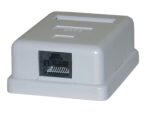 NetiX RJ45 Surface Mount Box - Single, OEM , No Warranty
