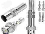 Securnix RG59 4 Pack Screw Spring BNC Connectors