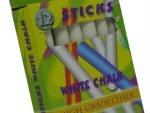 Brainware Kids White Chalk Pack Of 12 Non