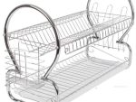 Casey 2 Layer 40cm Stainless Steel Medium Dish Rack