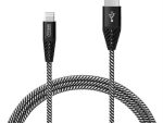 Ezra UsbA To Iphone 3A 1meter Fast Charging Black Braided