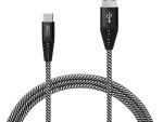 Ezra UsbA To TypeC 3A 1meter Fast Charging Black Braided