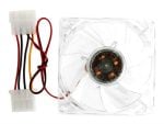 UniQue 80mm Clear Case Fan With Blue LED