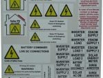 Solarix Hazard And Warning Installation Labels