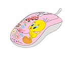 Tweety Optical USB Mouse Colour: Pink