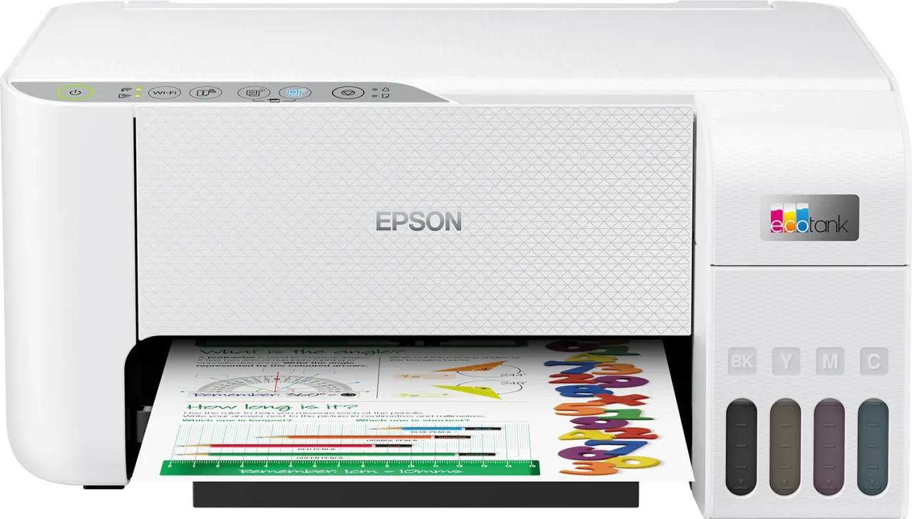 Epson EcoTank L3256 3-in-1 with Wi-Fi Direct Printer WHITE; Print; Cop