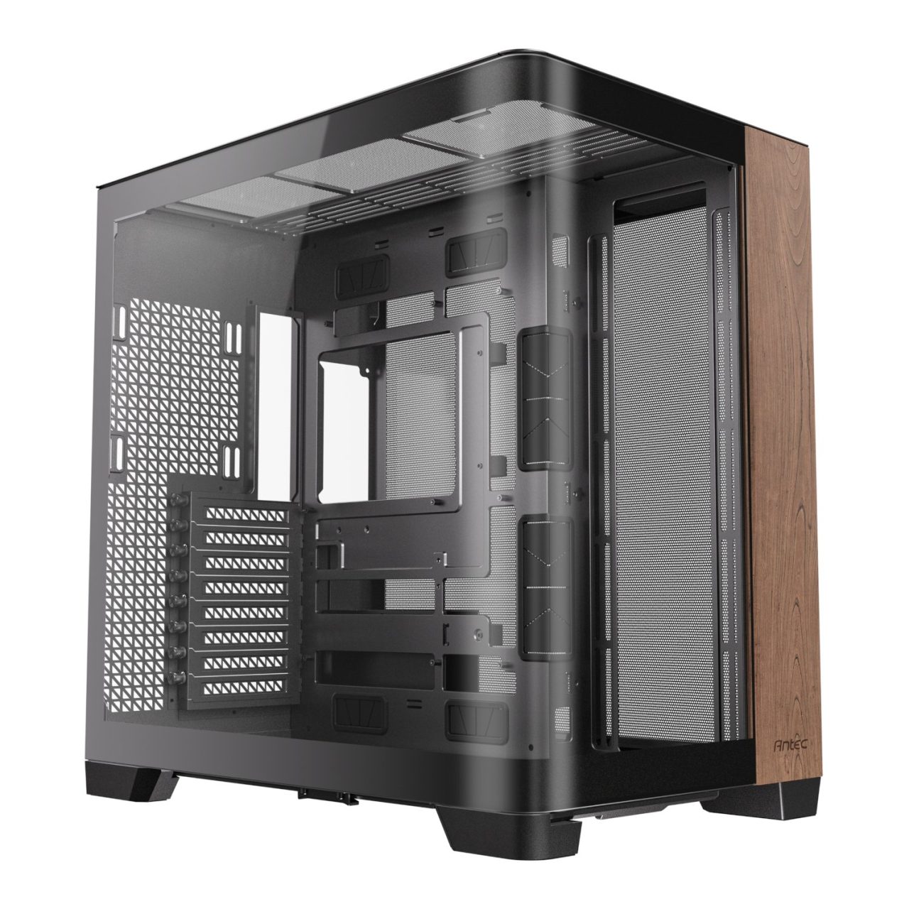 Antec C8 Curved Wood E-ATX | ATX | Micro-ATX | ITX Dual Chamber Gaming