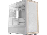 Antec FLUX Mid-Tower E-ATX Gaming Chassis Wood Front Panel - White