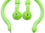 Geeko Hook On Stereo Earphones - YESHSP-101-GRN