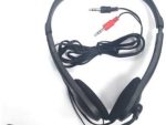 UniQue Stereo HeadPhone with Microphone Black colour;