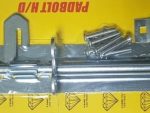 Noble Lockable Pad Bolt latch 200mm Zinc Plated