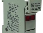 Solarix Rail Mount 1 Pole DC Fuse Holder With LED Indicator
