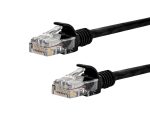 Gizzu Cat6 UTP Fly Lead Ethernet Network Cable 2m  Black