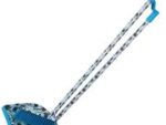 Totally Long Dust Pan Broom Set White Floral