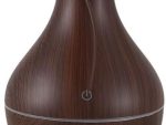 Casey Ultrasonic Aroma Humidifier Dark Hollow Wood Grain