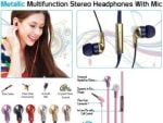 Promate Chrome Metallic Multifunction Stereo Headphones