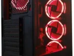 UniQue Gaming Case No PSU With 4 LED Fan