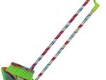 Totally Long Dust Pan Broom Set Rainbow