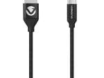 Volkano On-The-Go USB to Type-C 18W Braided 1m Cable black
