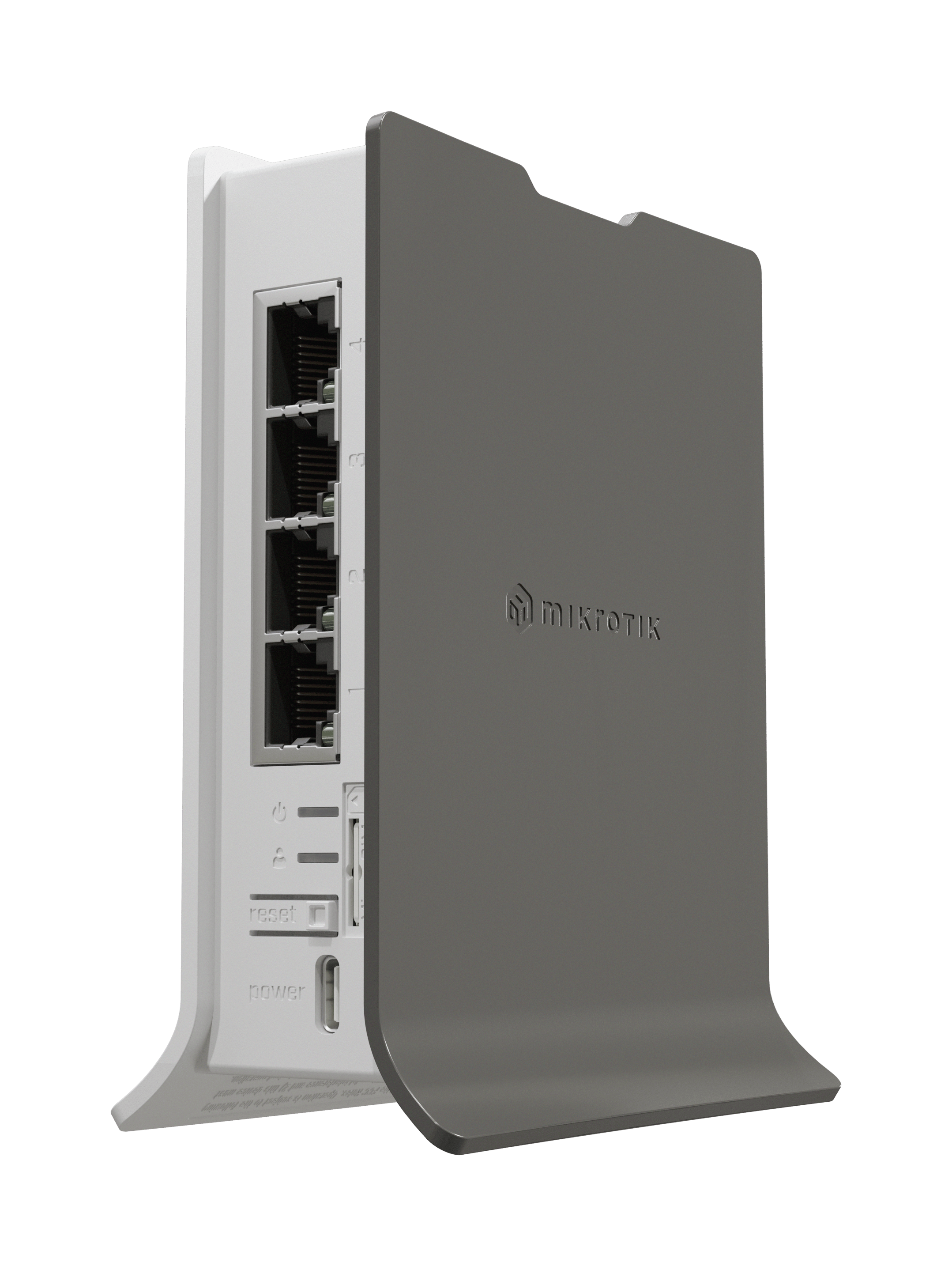 MikroTik hAP ax lite LTE6 kit with 800MHz CPU, 256MB RAM, 4 x Gbit LAN, 2.4 GHz 802.11b/g/n/ax two chain wireless with integrated antenna