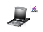 Aten 8-port 17'' Dual Rail LCD IP Cat5 KVM - D.Rail LCD KVM IP SW. W/(USKB/