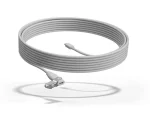 Logitech Rally Mic Pod Extension Cable, 10m - White