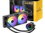 Antec VORTEX LUM 240 ARGB AIO CPU Liquid Cooler Black