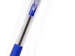 Foska Retractable Blue Ballpen 1.0mm Point , 140mm Length , Soft Rubber Grip , Sold As Single Unit , Colour Blue