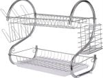 Casey 2 Layer 38cm Stainless Steel Dish Rack