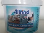 Casey Allrind Disinfectant Hand and Multi Surface Sanitizing Wet- Wipes 500 Sheets