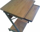 Casey Wood Finish Computer Workstation Desk