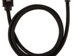 Corsair Sleeved SATA 6Gbps 60cm 90° Connector Cable - Black